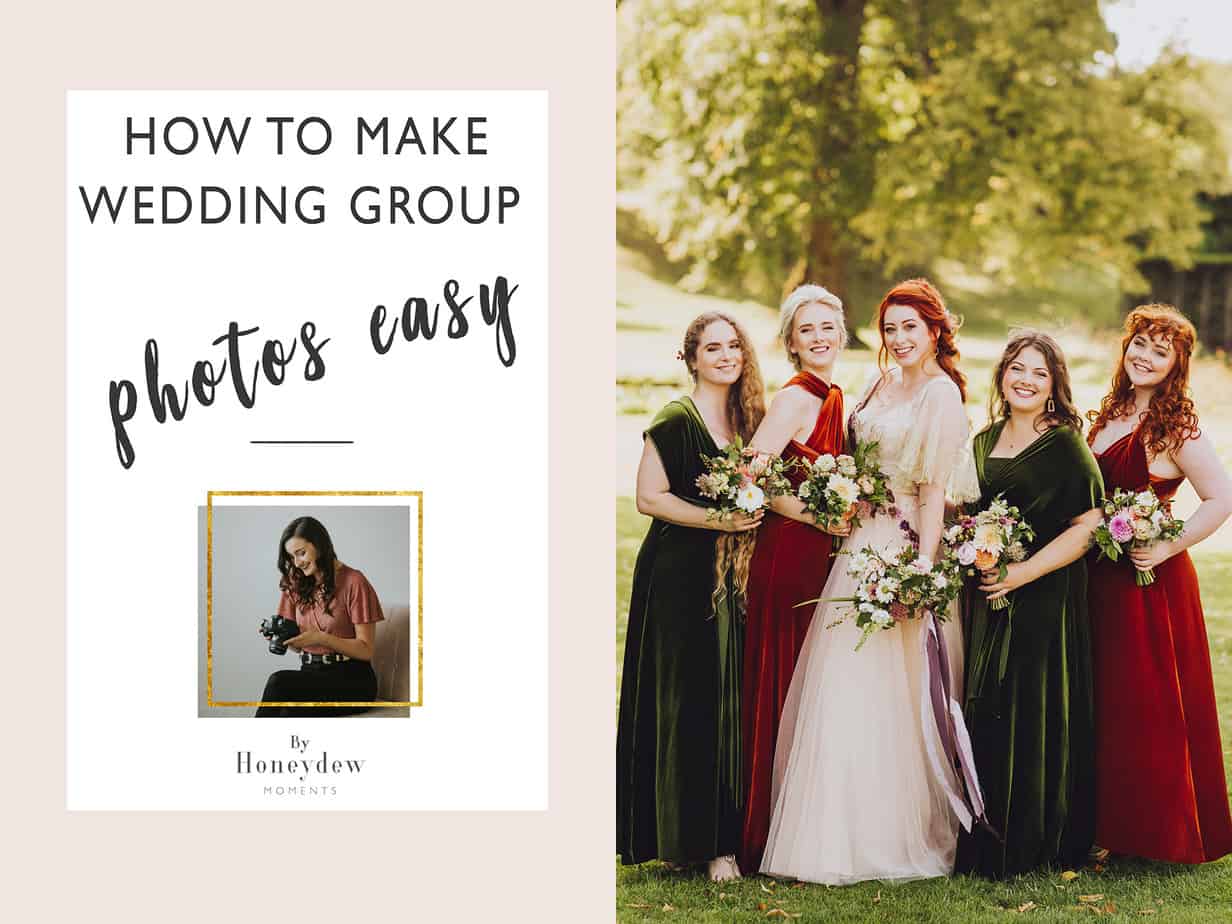 make wedding group photos easy