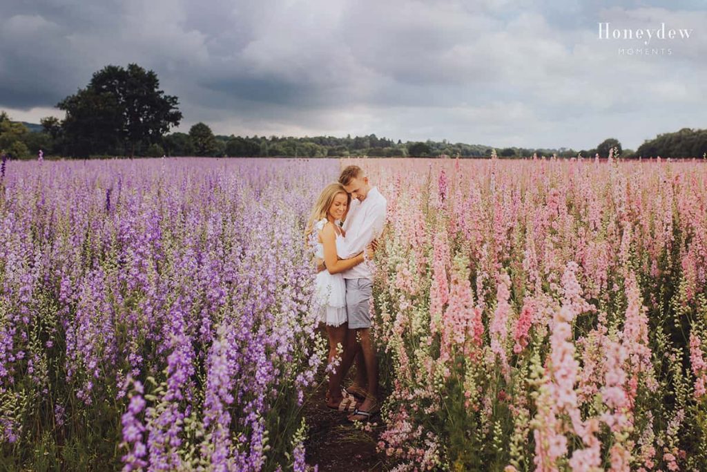 Confetti Fields Engagement Photography