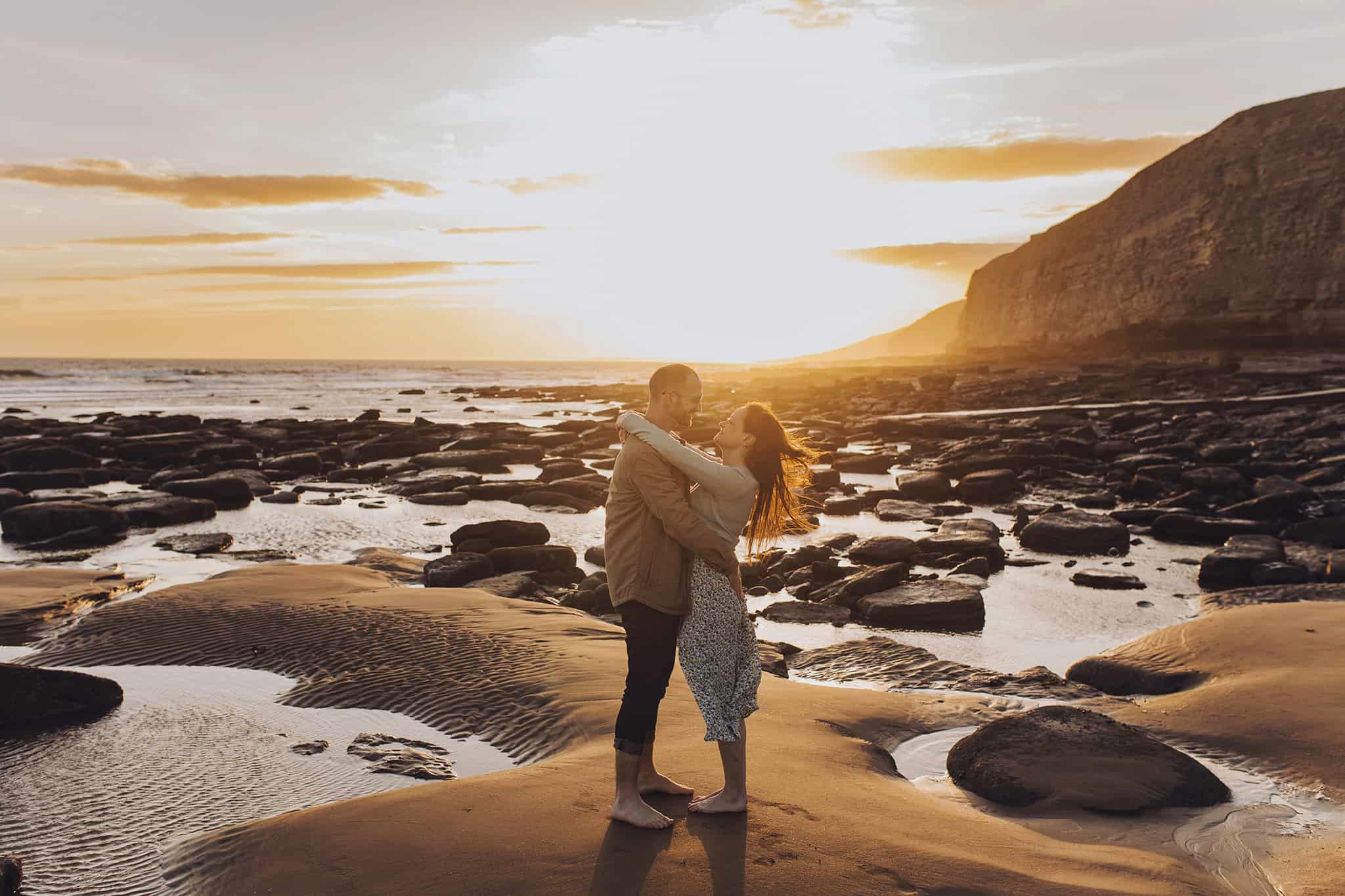 sunset-beach-engagement-shoot-southerndown sunset-beach-engagement-shoot-southerndown