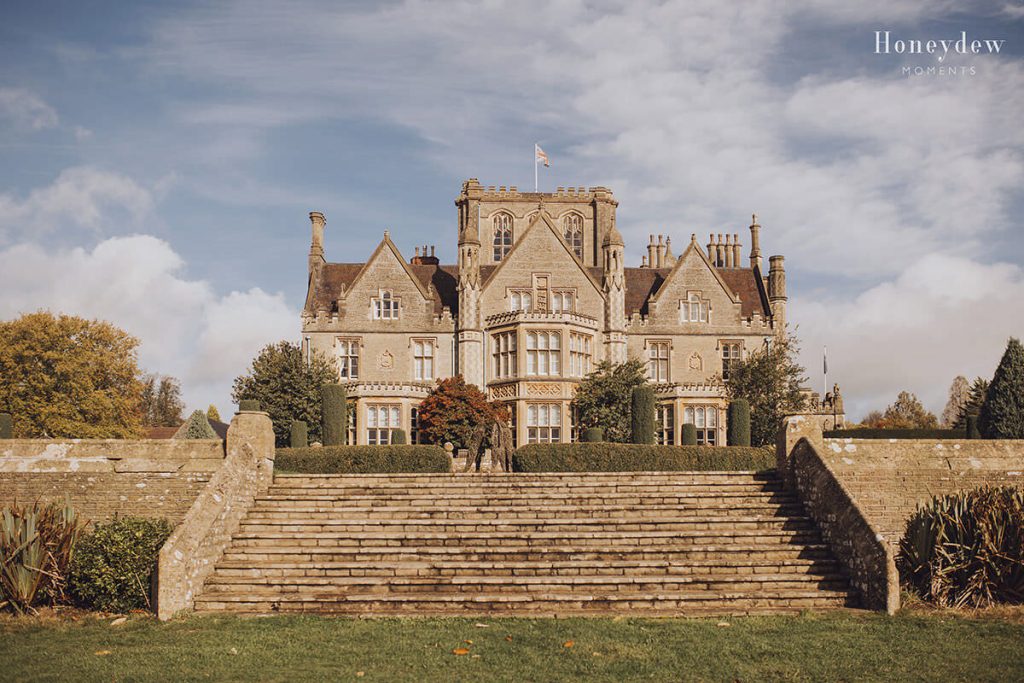 Autumn wedding tortworth court