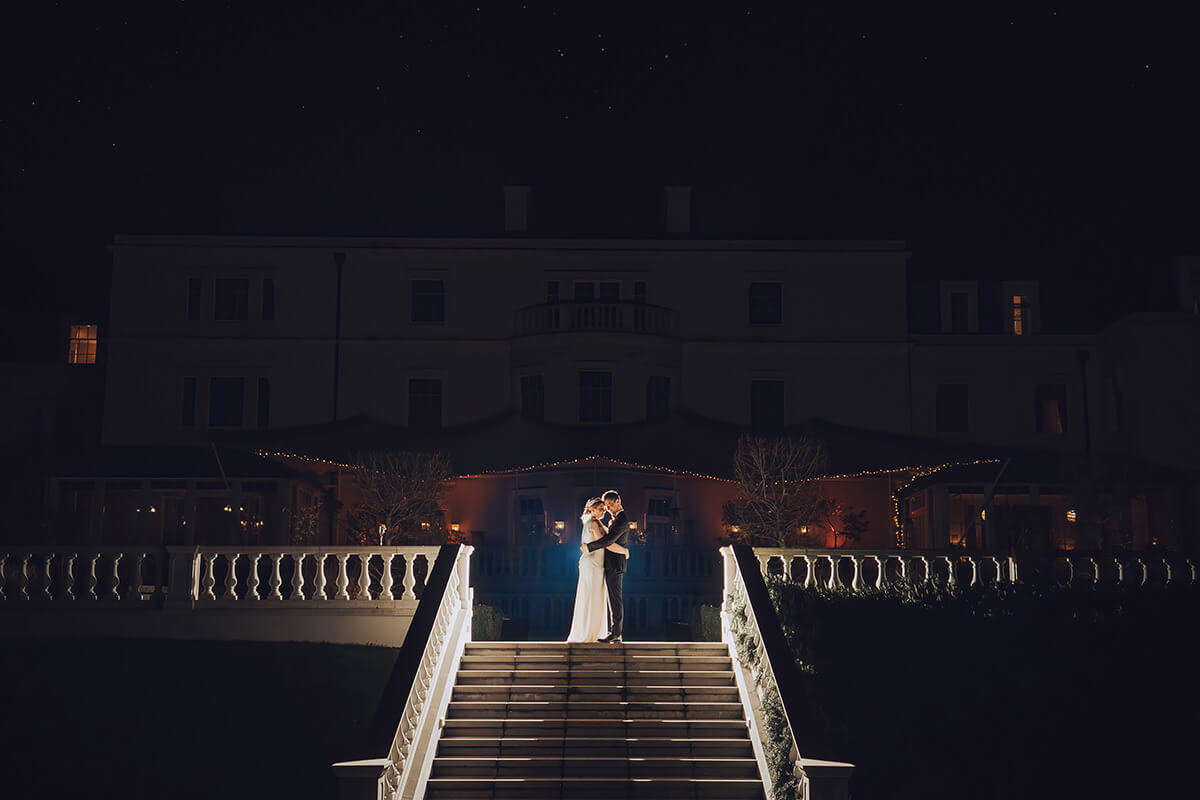 Coworth Park winter wedding