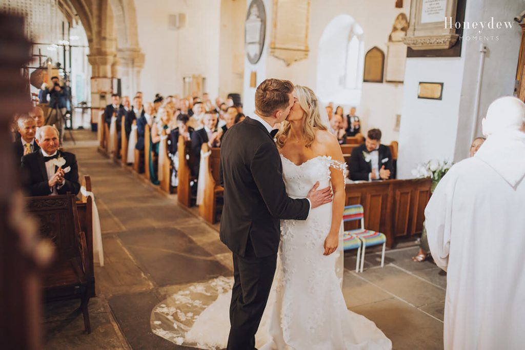 wedding in st Illtud's church llantwit major