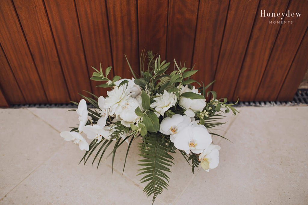 tropical bridal bouquet