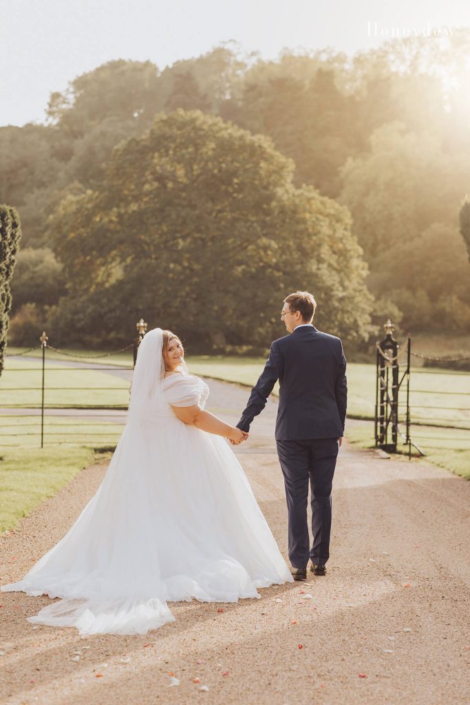 plus size bride at st audries park