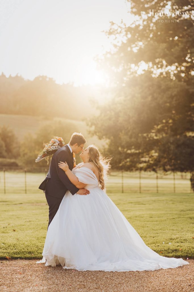 plus size bride at st audries park