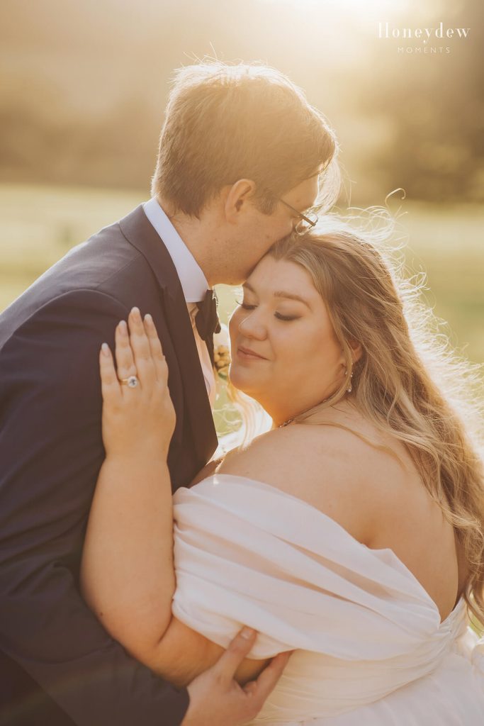 plus size bride at st audries park