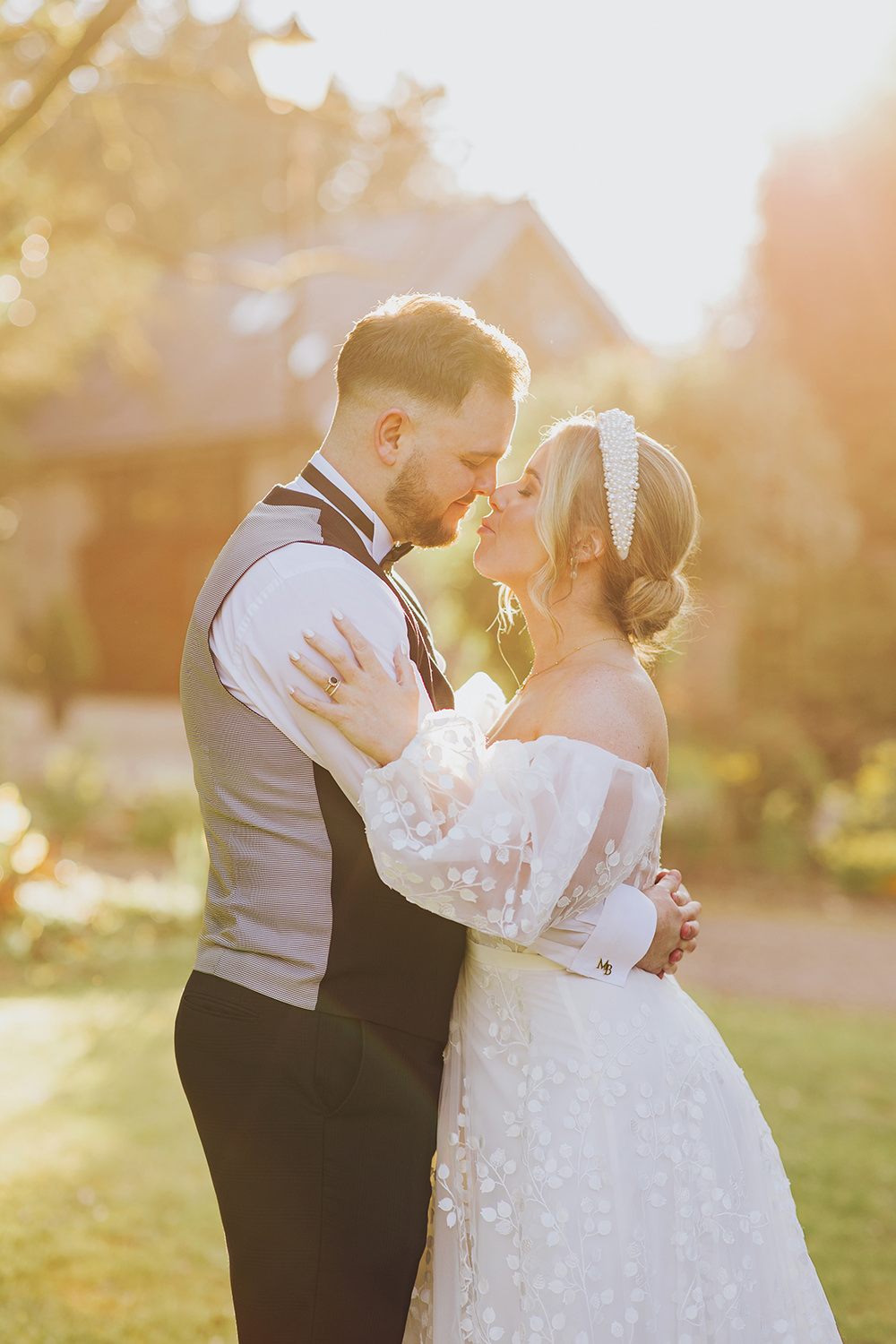 pencoed house wedding photography golden hour