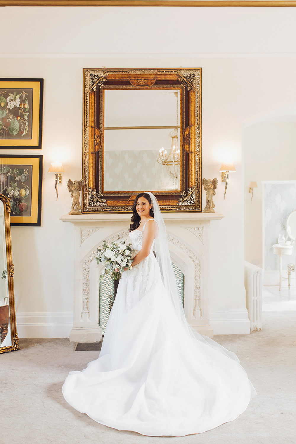 cefn tilla court bride in bridal suite
